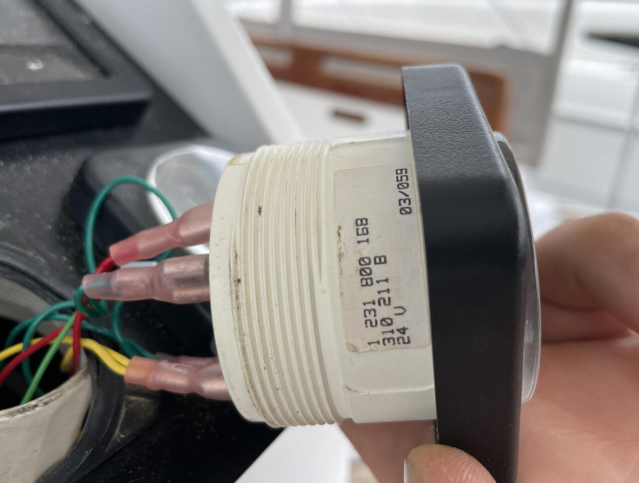 VDC Gauge troubleshoot &amp; replacement on Little Harbor 70 New England Boatworks