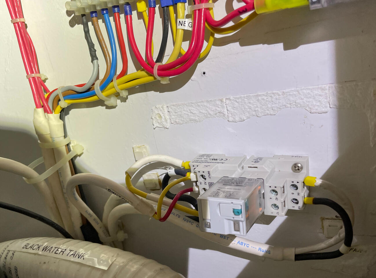 Toilet flush relay gunboat diagnosis and replacement